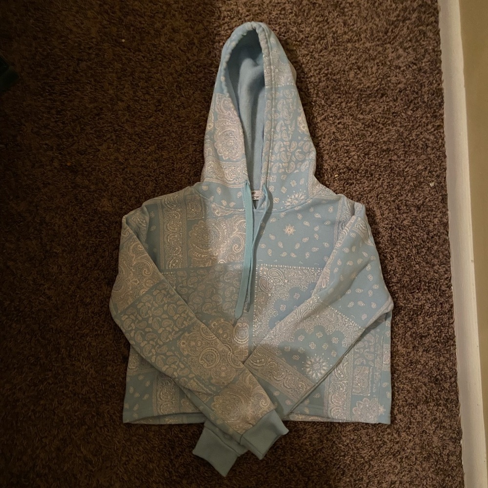 Bandana print hoodie